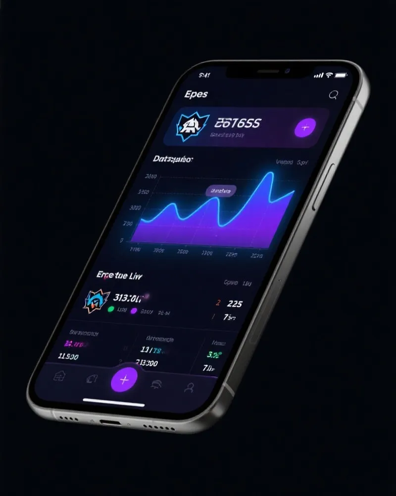 英雄联盟赛事预测App界面展示