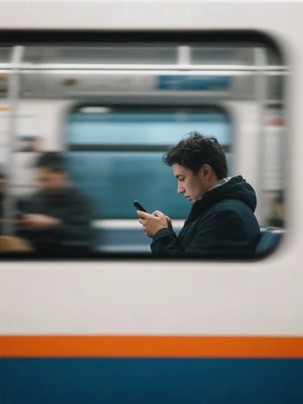 通勤途中看比赛